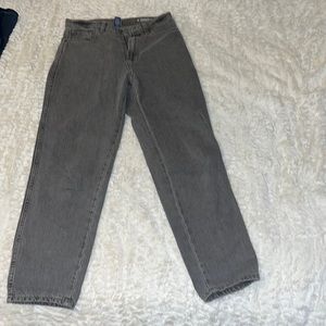 Grey mom jeans